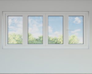 PLeated Single Bifold Window View